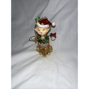 Jim Shore Heartwood Creek Santa Claws Cat‎ Christmas Holiday 2007